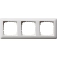 3-modul ramme Standard 55, hvid mat - Gira