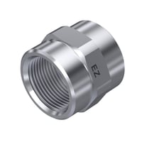 Muffe 3/4'' forkromet messing