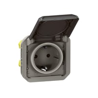 LEGRAND 069871L Plexo Ny indsats stikkontakt med jordforbindelse (069871L)