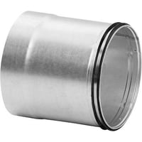 Skydemuffe - samlestykke m. muffe og justerbar nippel ?160 mm - 150 mm