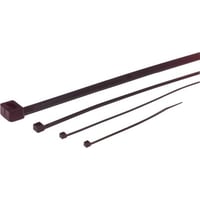 Binder sort UV, 7,6x380 T120R - HellermannTyton - 100 stk