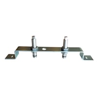 Unite monteringsbeslag med alu nipler til koblingsdåser