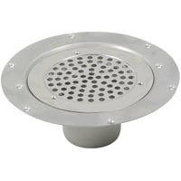 Aflbsskl Circle, rustfri, 75 mm, lodret udlb, vinyl – Blcher
