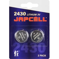 Se Japcell lithium CR2430 batteri, 2 stk. hos WATTOO.DK