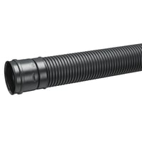 Uponor DN150 160/138 x 6000 mm PE SN4 fuldslidset r?r med muffe