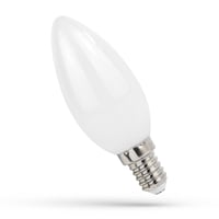 1W LED kertepre, C35, kultrd, matteret glas, E14, 230V, 100lm, RA80 – SpectrumLED