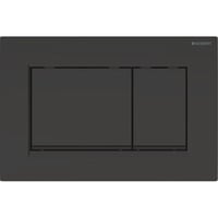 Geberit Sigma30 Squarebetjeningsplader, mat sort/sort