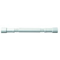 Aflbsslange fleksibel plan ende, 40-32mm, plast, hvid