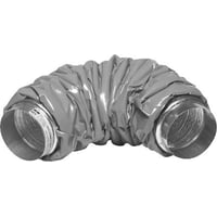 Fleksibel lydmper m. 25 mm isolering og muffer 160 mm – 1200 mm