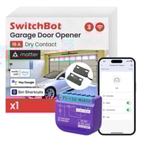 SwitchBot Relay Switch Garage Door Opener, relkontakt garageportbner