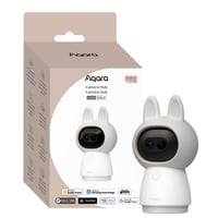Aqara Camera Hub G350 Select, overvågningskamera med aftagelige ører, 4K, hvid, Matter