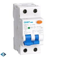 Kombiafbryder RCBO Chint, 1P+N, C karakteristik, 10A, 30mA, 10kA