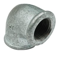 Vinkel 1'' 90 2 muffe galvaniseret