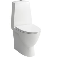 Laufen Pro N Gulvstende toilet med P-ls, BTW, limning, hvid LCC glasur
