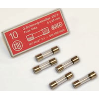 Glassikring 5×20, 250V K, 2,5A – Siba