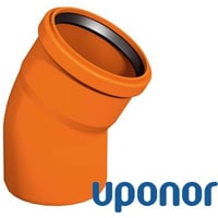 Uponor - B?jning glat PP 15? - ?110 mm