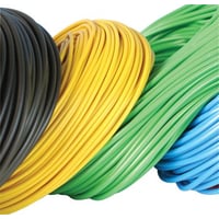 PVC slange 8, sort, 50M rulle - HellermannTyton - 50 meter (restsalg)