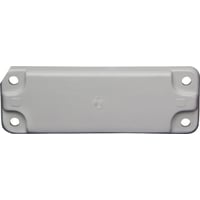 Blindflange, polycarbonat, gr, strrelse 1 - EK Modul