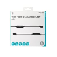 USB-C C-C active cable, 10Gbps, 3A, 5 meter