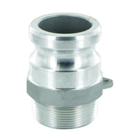 F camkobling aluminium nippel han, dimension 1 1/2"