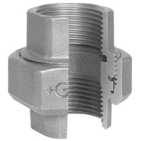 Galvaniseret union m. mf/mf – 2″ x 2″