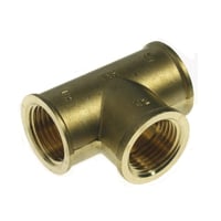 Billede af Tee 3/8'' messing