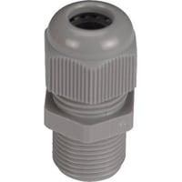 Forskruning Perfect PG16 m/langt gevind kabel  10-14 mm IP68, UL polyamid, gr RAL