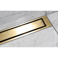 Unidrain HighLine panel, messing, 1200 mm