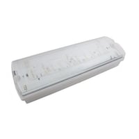 V-Tac 3W LED ndbelysning med vg/loft montering, inkl. batteri og piktogrammer - 140 lumen, IP65