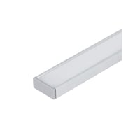 Aluprofil til bl.a. Philips Hue Lightstrips, model S, alu billede