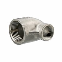 Vinkel 90 4408/316L 20 bar muffe/muffe 3/4"x1/2"