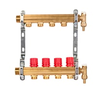 ROTH fordelerunit 3/4"- 2 afg. med bring, udluftn. og aftap