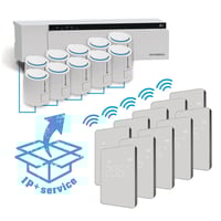 Pettinaroli gulvvarmepakke, trdlst styresystem Alpha Premium, 10 zoner