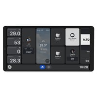 Shelly Wall Display X2i, WiFi touch skrm, 6.9" inkl. BLU H&T, sort