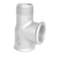 Tee galvaniseret muffe/muffe/nippel, 1"