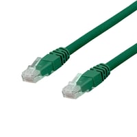 Deltaco TP-60GAU - patch cable - 50 cm - green - Grøn - 0.5 meter