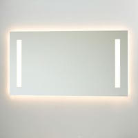 vrige Kvilux spejl med dmpbart LED lys, 1200x650