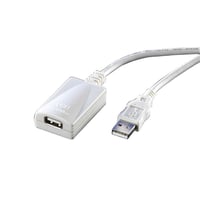 Billede af USB 2 Aktiv forlngerkabel 5m Hvid