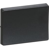 LK OPUS 66, Tangent til 1-polet, korrespondance eller krydsnings afbryder, 1 modul, koksgr - Lauritz Knudsen