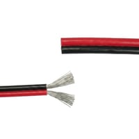 10 meter 1,2 mm kabel rd/sort - 2-ledet (16AWG), 12V-24V, til LED strip