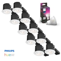 Philips Hue Indbygningsspot Med Color & White Ambiance 400lm Hvid Mat Pak