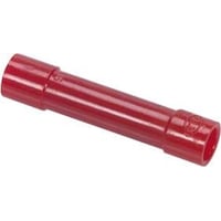Isoleret pressemuffe, 0,5 til 1,5 mm (rd) - 100 stk