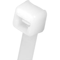 Panduit Pan-Ty 'PLT' - Kabelbinder af klar nylon, 4,8 x 1,3 x 188 mm (BxTxL) - 100 stk