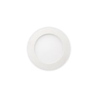 Alisia Elite 230V LED downlight, 6W, 3000K, Ra90, 385 lumen, IP44, mat hvid, rund