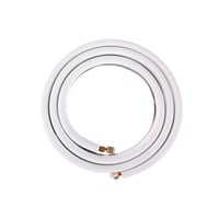 Kobberrr til varmepumper, 5m, 1/4” x 1/2” med omlber
