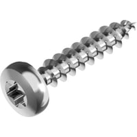 WASI Spunskrue 4,5x20mm med fuld gevind. Rustfri A2, panhoved Torx® 20 kærv - (500 stk.)