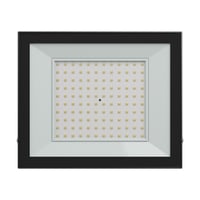 100W projektør, IP65, sort, arbejdslampe, 4000K