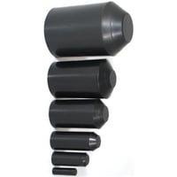 Krympe Endehtte Med Lim 100/62 Mm Sort