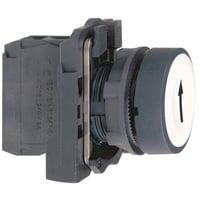 Trykknap plan hvid med pil, XB5AA3341