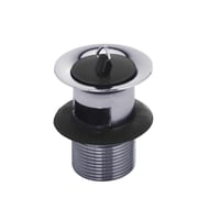 Bundventil med prop, 1 1/4", med overlb